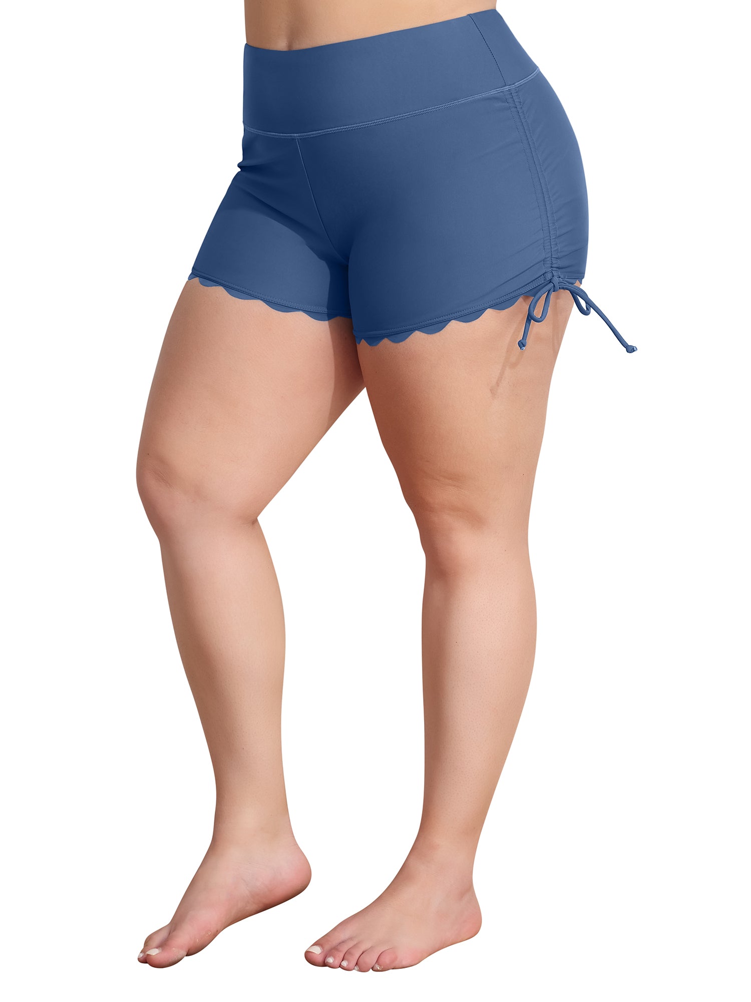 CharCharmoWomens Plus Size Swim Shorts High Waisted Swimsuit Shorts Boyleg Swim Bottoms, Female