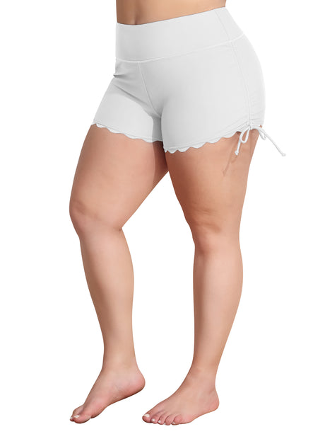 CharCharmoWomens Plus Size Swim Shorts High Waisted Swimsuit Shorts Boyleg Swim Bottoms, Female