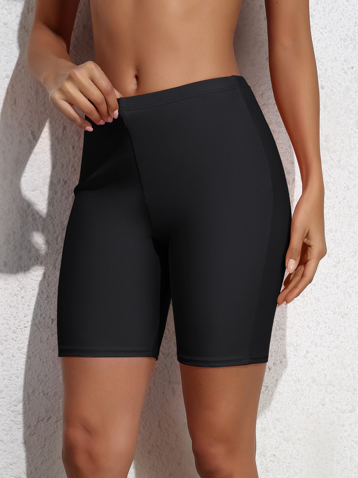 Charmo High-Waist Swim Shorts Boardshort Swim Bottom Tankini Swimwear Shorts Bike Sport Pants