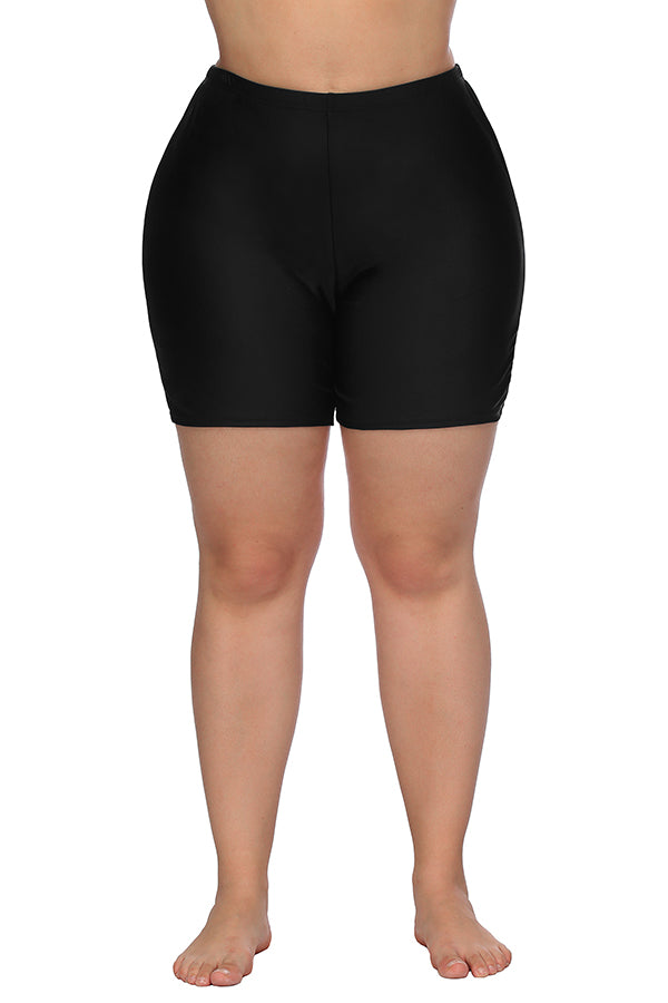 CharCharmoWomens Plus Size Swim Shorts High Waisted Swimsuit Shorts Boyleg Swim Bottoms, Female