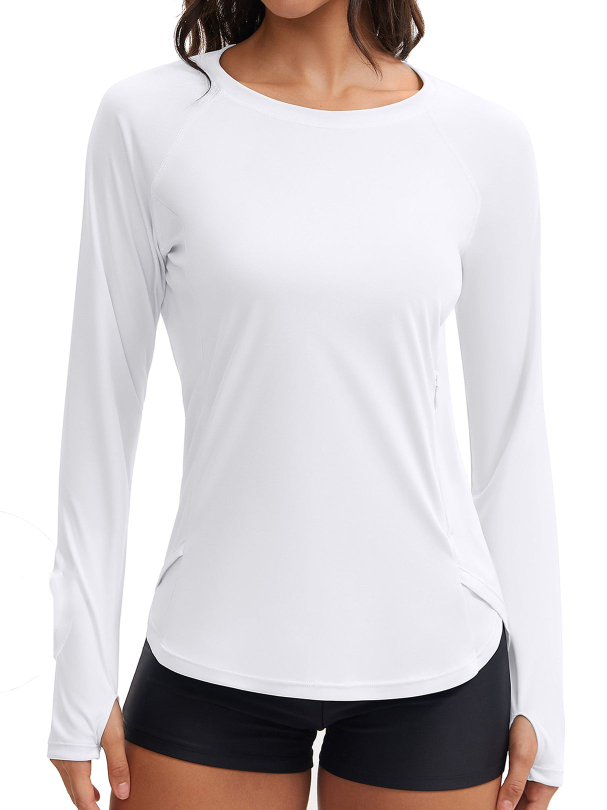 Sociala Rash Guard for Women Long Sleeve Swim Shirt Sun Protection Swimsuit Swim Top