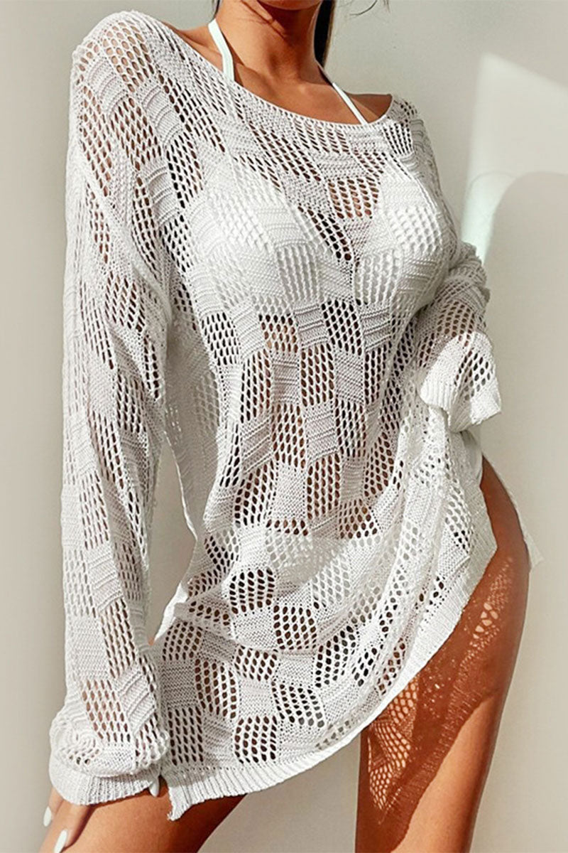 Clearance | Casual Knitted Side Split Dress Beachwear