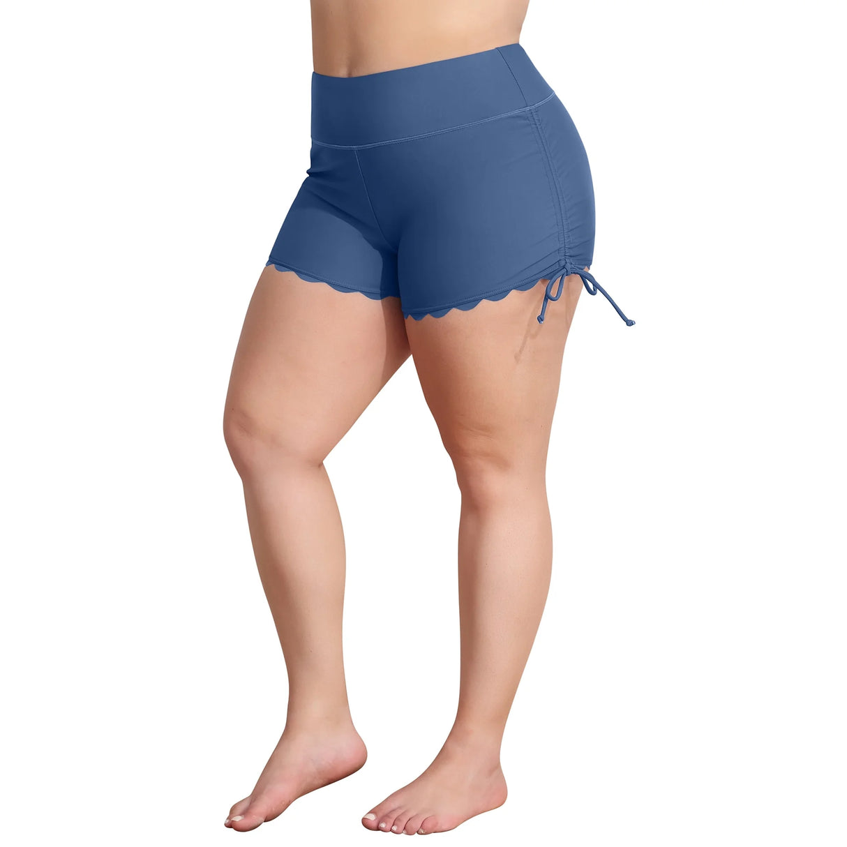 Charmo Plus Size Swim Shorts for Womens High Waisted Swimsuit Bottoms Boyleg Tankini Bikini Bathing Suit Bottoms