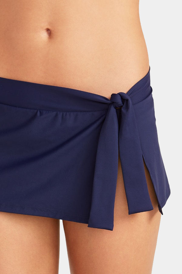 Pearl Skirted Hipster Swim Shorts-Charmo