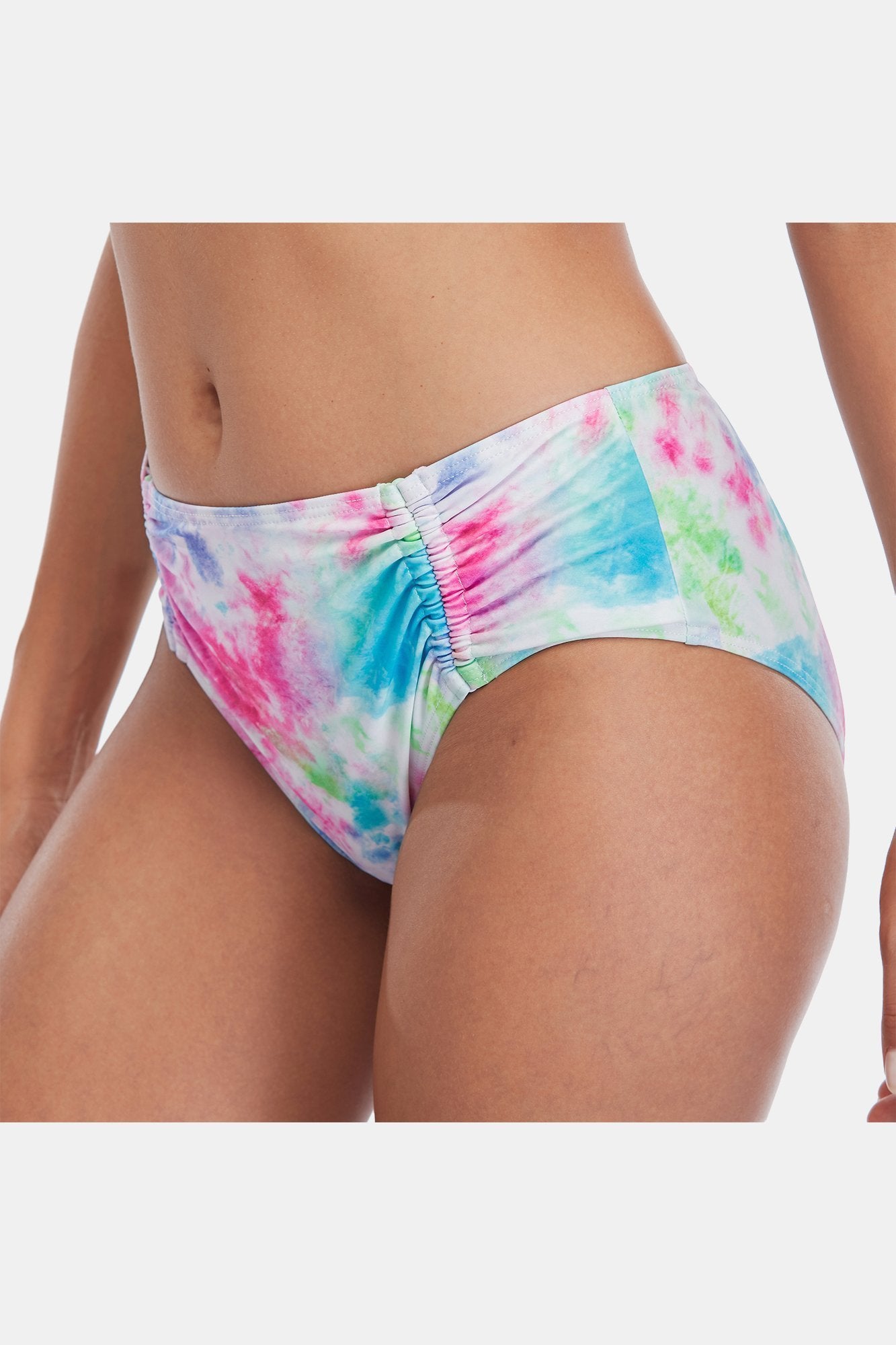 Tie Dye Lace Up Bikini-Charmo