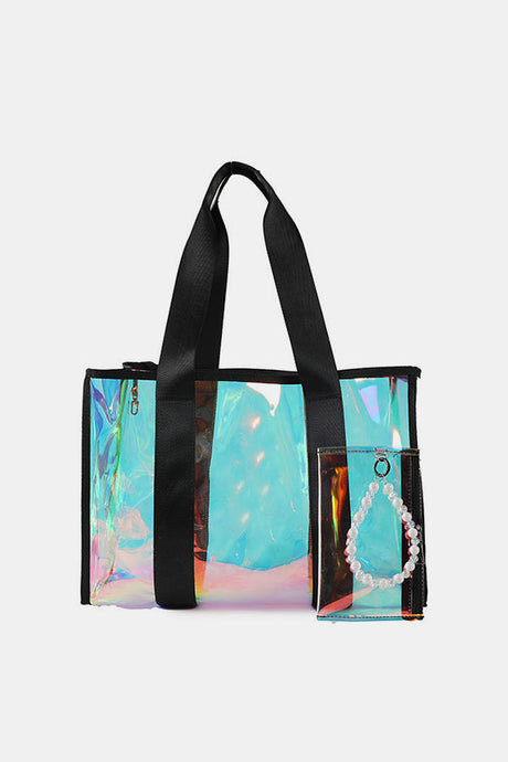 Travel Tote with Phone Pouch Beach Bag