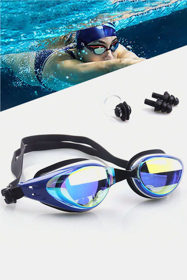 Colorful Polarized Swim Goggles Anti Fog Anti UV No Leakage Clear Swim Goggles