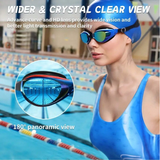 Colorful Polarized Swim Goggles Anti Fog Anti UV No Leakage Clear Swim Goggles