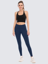 Charmo Fleece Lined Leggings Women Winter Thermal Insulated Leggings High Waist Workout Yoga Pants with Pockets