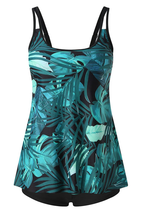 Camisole Tummy Control Two-Piece Tankini Swimsuits