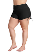 CharCharmoWomens Plus Size Swim Shorts High Waisted Swimsuit Shorts Boyleg Swim Bottoms, Female