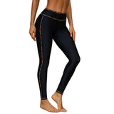 Sociala Color Blocked Swim Bottoms for Womens High Waisted Swim Trunks Sport Beach Bottoms UPF 50+