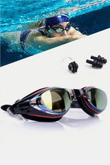 Colorful Polarized Swim Goggles Anti Fog Anti UV No Leakage Clear Swim Goggles