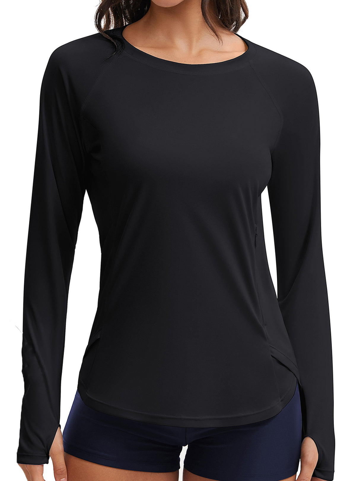 Sociala Rash Guard for Women Long Sleeve Swim Shirt Sun Protection Swimsuit Swim Top