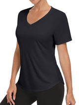 Charmo Womens Shorts Sleeve Swim Shirts UPF 50+ Sun Protection Rashiguard Hiking Runing Shirt Tops