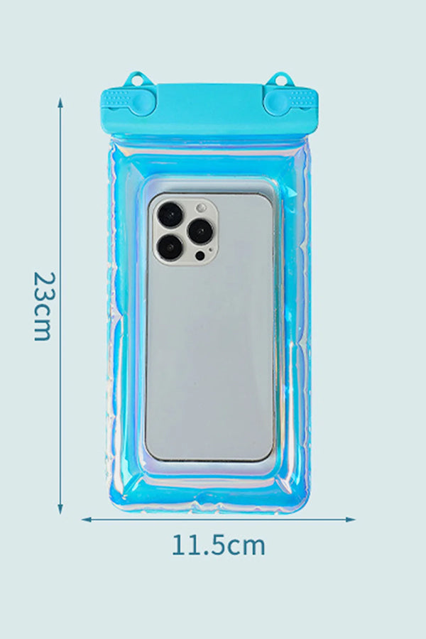 Waterproof Phone Pouch with Lanyard Clear Leakproof PVC Cell Phone Dry Bag Case Protector