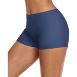 Charmo Swim Shorts for Women Stretchy Board Shorts Solid Tankini Bottoms Sport Swimsuit Bottoms