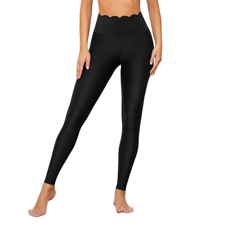 Charmo Swimming Pants for Women High Waisted Swim Pants Swim Leggings Swim Tights