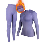 Charmo Women's Thermal Underwear Sets Super Soft Long John Set Bottom Ski Winter Warm Top & Bottom for Cold Weather