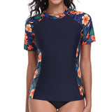 Charmo Women's Rash Guard Short Sleeve Rashguard Sun Protection Shirt UPF 50+
