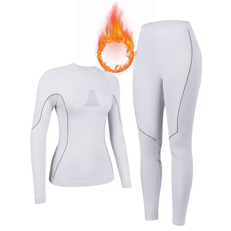 Charmo Women's Thermal Underwear Sets Super Soft Long John Set Bottom Ski Winter Warm Top & Bottom for Cold Weather
