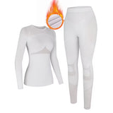 Charmo Women's Thermal Underwear Sets Super Soft Long John Set Bottom Ski Winter Warm Top & Bottom for Cold Weather