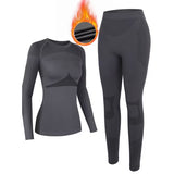 Charmo Women's Thermal Underwear Sets Super Soft Long John Set Bottom Ski Winter Warm Top & Bottom for Cold Weather