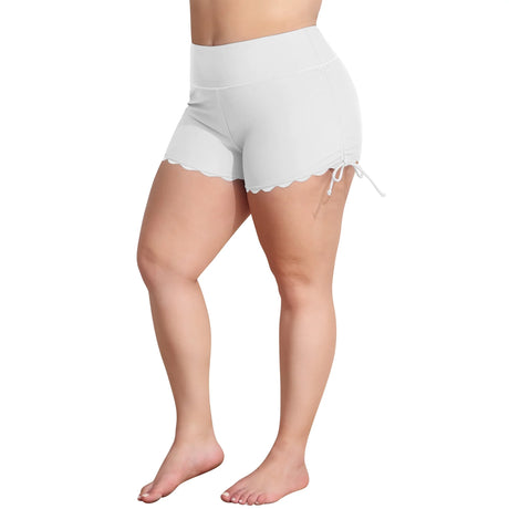 Charmo Plus Size Swim Shorts for Womens High Waisted Swimsuit Bottoms Boyleg Tankini Bikini Bathing Suit Bottoms