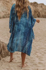 Tie Dye Relaxed Irregular Beachwear