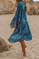 Tie Dye Relaxed Irregular Beachwear