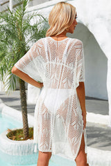 Hollow-Out Modern Strappy Side Split Beachwear