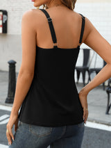 Charmo Camisole Cotton Tank Tops for Womens Bulit in Bra Basic Undershirts S-3XL