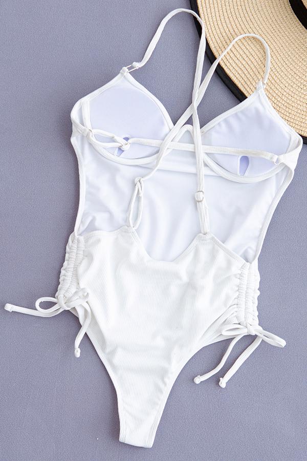 Clearance | Crisscross Back One Piece Swimsuit-Charmo