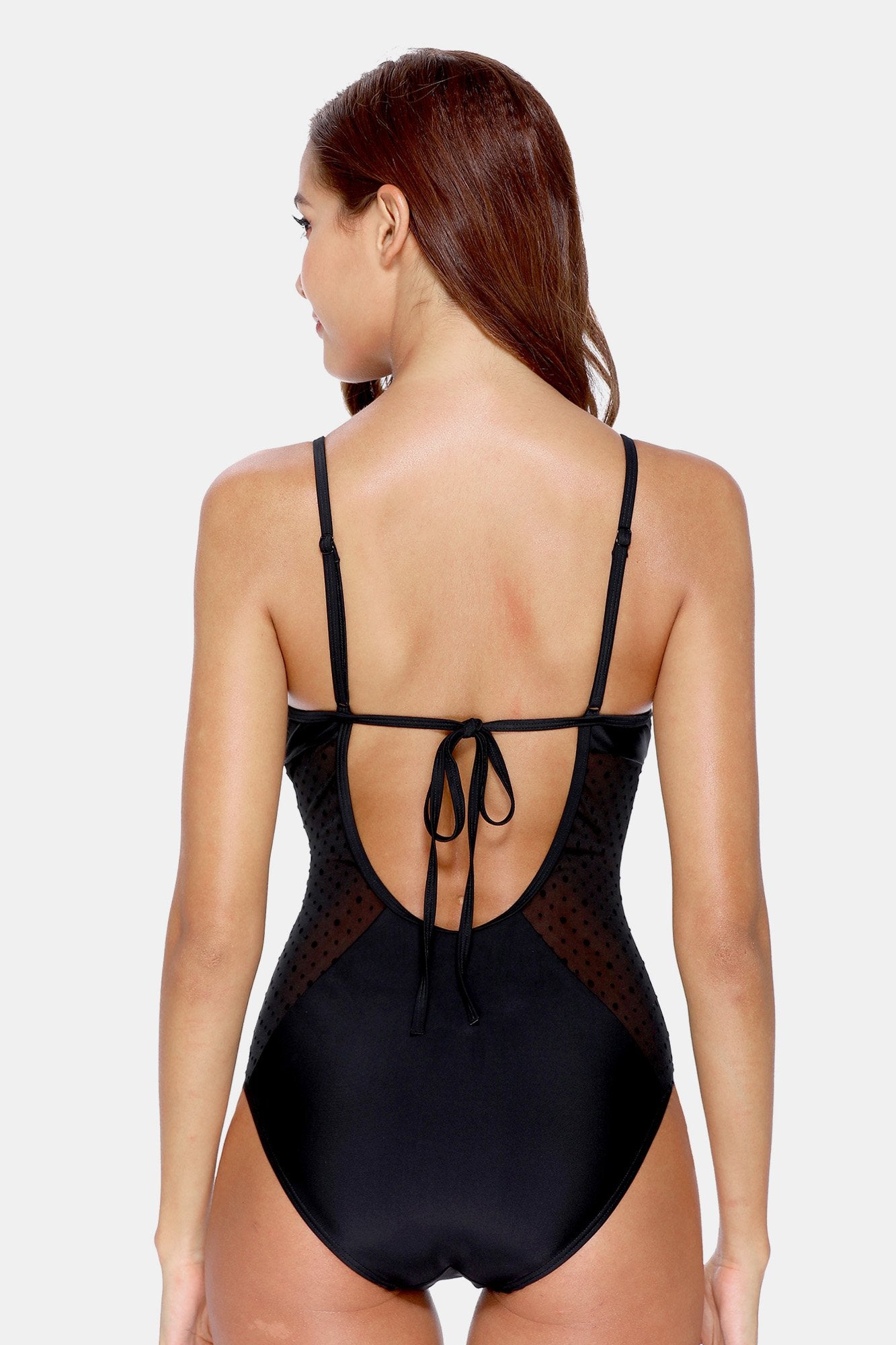 Clearance | Semitransparent Voile One Piece Swimsuit-Charmo